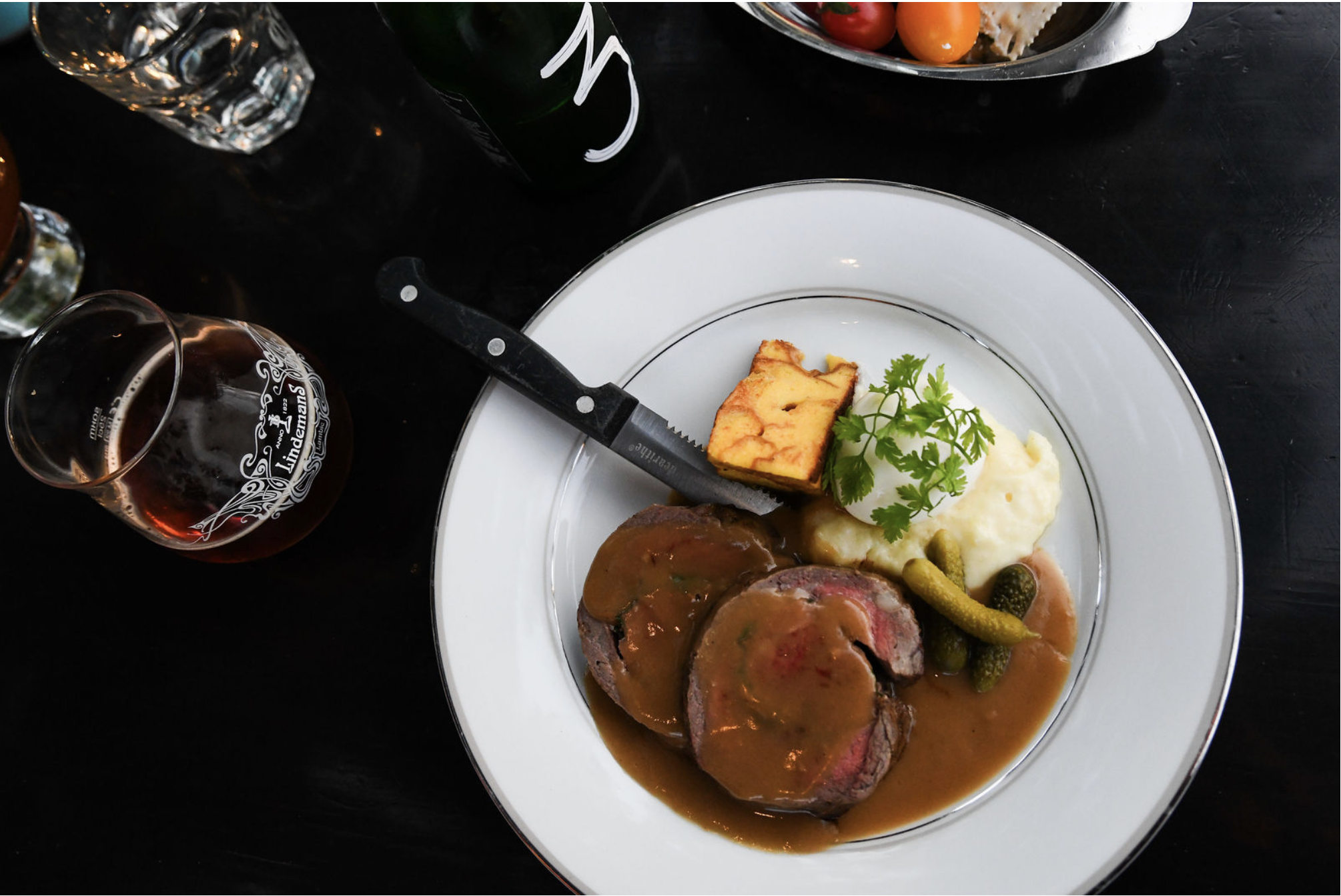 German Soup with Sausage